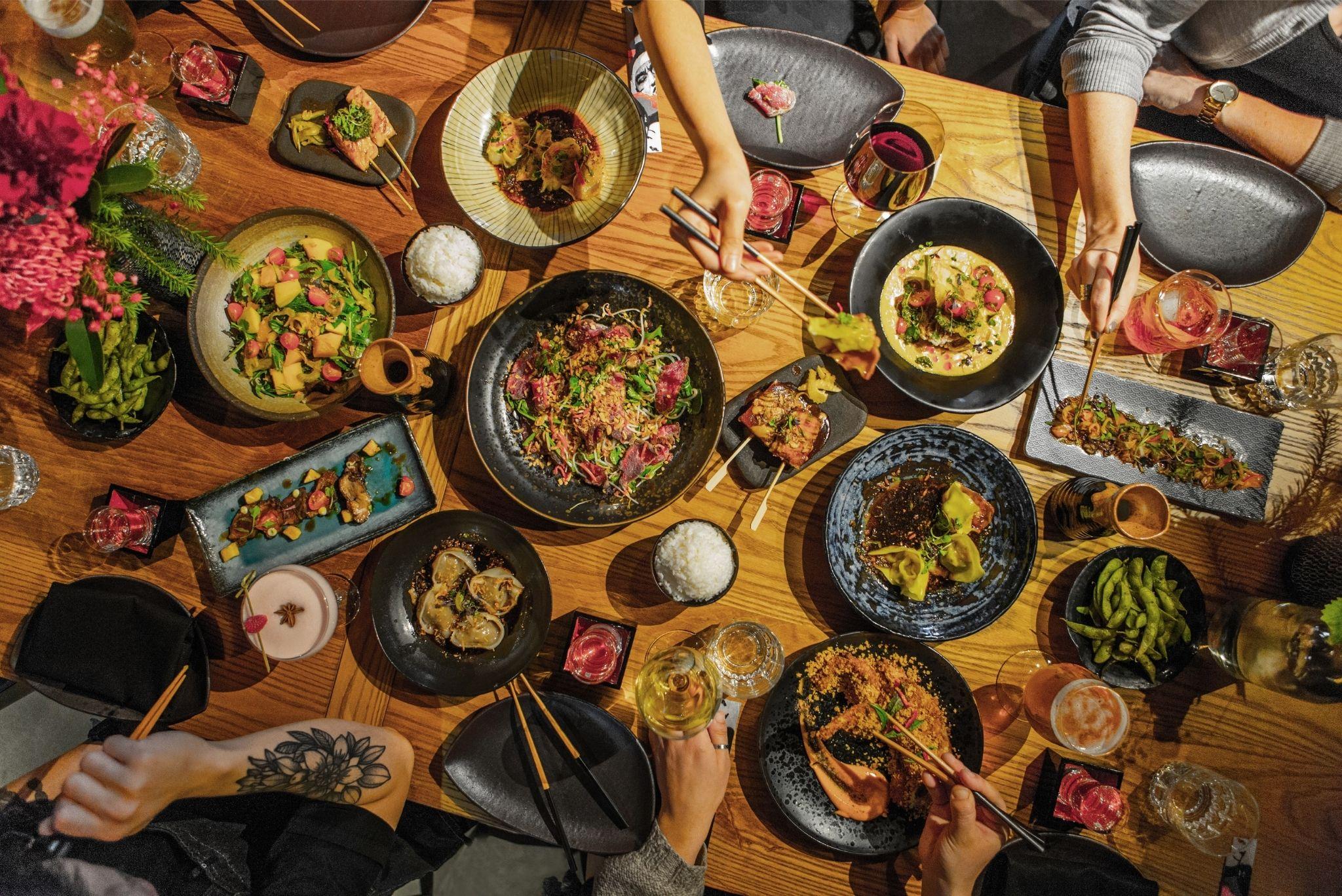 Museum Apartment Hotel, Independent Collection By Evt Wellington Esterno foto A selection of dishes at a restaurant in Hong Kong